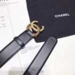 Chanel Belt With Double C Buckle Black With Gold Toned Hardware Women Belt - Image 4