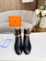 Hermes Neo Ankle Boot Black For Women, Women's Shoes H162133Z - Image 5