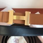 Hermes Mini Constance Guillochee Belt Buckle & Reversible Brown - Image 5
