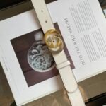 Gucci Belt With Interlocking G Buckle White GG, Women Belt ‎574807
