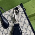 Gucci Tote Bag With Interlocking G Beige And Blue - Image 4