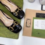 Gucci Women's Ballet Flat With Horsebit Black For Women GG - Image 5