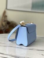 Louis Vuitton Twist MM Monogram Flower Bleu Nuage Blue M59627 - Image 5