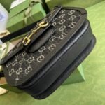 Gucci Horsebit 1955 Shoulder Bag Black And Ivory 602204 UN3BG 1274 - Image 5