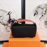 Hermes Bride A Brac Case Black Bag For Women, Women's Handbags, Shoulder Bags 9.8in/25cm - Image 5