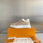 Louis Vuitton Women's Time Out Sneaker Beige For Women LV - Image 5