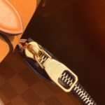 Louis Vuitton NeoNoe MM Bucket Bag Damier Ebene Canvas Safran Yellow N40213 - Image 3