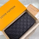 Louis Vuitton Zippy Wallet Vertical Damier Infini For Men, Men's Wallet 7.9in/20cm LV N63548