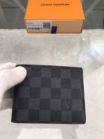 Louis Vuitton Slender Wallet Damier Graphite Canvas For Men, Men's Wallet 4.3in/11cm LV N63261 - Image 3