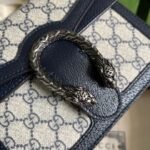 Gucci Dionysus Mini Shoulder Bag 7.9in/ 20cm Beige/ Blue GG Supreme Canvas Palladium Hardware For Women - Image 10