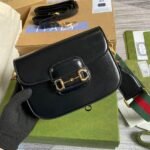 Gucci Horsebit 1955 Mini Bag Black 658574 18YSG 1060 - Image 11