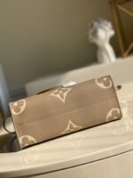 Louis Vuitton OnTheGo PM Tote Bag 9.8in/ 25cm Monogram Empreinte Beige/ Cream For Women M45779 - Image 6