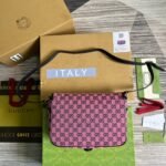 Gucci Gucci Children's GG Messenger Bag Multicolor - Image 9