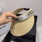 Celine Sedge Summer Hat Beige Celine Hat - Image 2