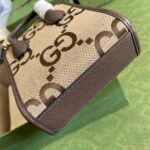 Gucci Jumbo GG Mini Tote Bag Camel And Ebony 699406 UKMDG 2570 - Image 6