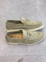 Loro Piana Summer Charms Walk Loafers Tea Room For Women - FAE5444 50KY - Image 2