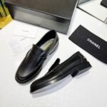 Chanel Women's Loafers Black For Women 1.2 in/3cm - Image 8