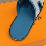 Hermes Izmir Sandals Blue/ Grey For Men - Image 6