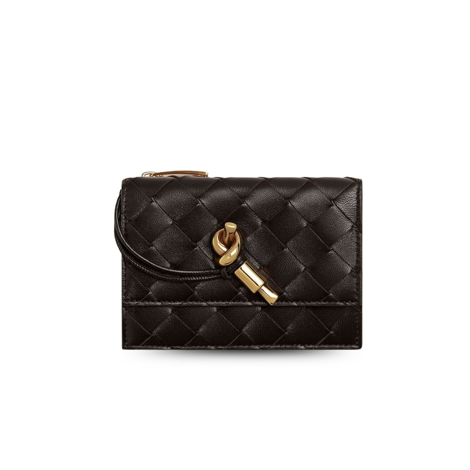 bottega-veneta-andiamo-zipped-card-case-1-1.jpg Bottega Veneta Andiamo Zipped Card Case Fondant For Women 12.5cm/4.9in 838846VCPP22190 - Image 1