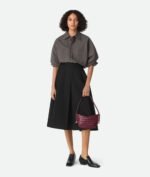 Bottega Veneta Baby Solstice Shoulder Bag 11in/ 28cm Barolo Gold Hardware For Women 796378VCPP12250 - Image 2