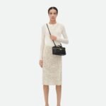 Bottega Veneta Bang Bang Vanity Case 9.1in/ 23cm Black Gold Hardware For Women 789109V3IV18425 - Image 2