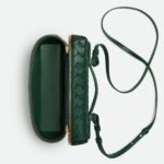 Bottega Veneta Bang Bang Vanity Case 9.1in/ 23cm Emerald Green Gold Hardware For Women 789109V3IV13049 - Image 5