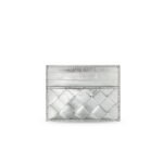 Bottega Veneta Credit Card Case Silver For Women 10.5cm/4.1in 796324V4P128101