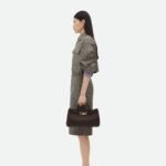Bottega Veneta Andiamo East-West Top Handle Bag 11.4in/ 29cm Fondant Gold Hardware For Women 766010VCPP12272 - Image 3