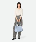 Bottega Veneta Parachute Large Shoulder Bag 11.8in/ 30cm Lunar Gold Hardware For Women 796571VCPPT1441 - Image 2