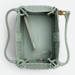 Bottega Veneta Parachute Large Shoulder Bag 11.8in/ 30cm New Sauge Gold Hardware For Women 796571VCPPT3401 - Image 4