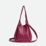 Bottega Veneta Parachute Medium Shoulder Bag 11.6in/ 29.5cm Cinnabar Gold Hardware For Women 835921VCPPT5568 - Image 4
