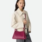 Bottega Veneta Parachute Medium Shoulder Bag 11.6in/ 29.5cm Cinnabar Gold Hardware For Women 835921VCPPT5568 - Image 2