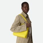 Bottega Veneta Andiamo Small Top Handle Bag Sulfur 9.8in/ 25cm For Women 766014VCPP17225 - Image 2