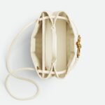 Bottega Veneta Andiamo Small Top Handle Bag Sea Salt 9.8in/ 25cm Gold Hardware For Women 766014VCPP19211 - Image 6