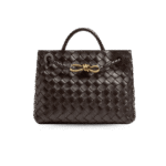 Bottega Veneta Andiamo Small Top Handle Bag 9.8in/ 25cm Fondant Gold Hardware For Women 766014VCPP12272