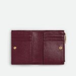 Bottega Veneta Small Bi-Fold Wallet Barolo For Women 9cm/3.5in 742330VCPP32247 - Image 2