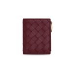 Bottega Veneta Small Bi-Fold Wallet Barolo For Women 9cm/3.5in 742330VCPP32247