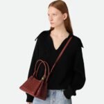 Bottega Veneta Parachute Small Shoulder Bag 7.9in/ 20cm Sapele Gold Hardware For Women 796569VCPPT2506 - Image 2