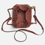 Bottega Veneta Parachute Small Shoulder Bag 7.9in/ 20cm Sapele Gold Hardware For Women 796569VCPPT2506 - Image 6