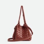 Bottega Veneta Parachute Small Shoulder Bag 7.9in/ 20cm Sapele Gold Hardware For Women 796569VCPPT2506 - Image 4