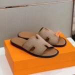 Hermes Izmir Sandals Naturel For Men - Image 4