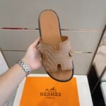 Hermes Izmir Sandals Naturel For Men - Image 3