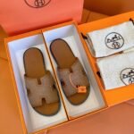 Hermes Izmir Sandals Naturel For Men - Image 2
