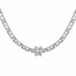 Bvlgari B.zero1 Necklace White Gold For Women 358320