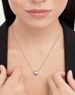 Bvlgari B.zero1 Necklace White Gold For Women 360310 - Image 2
