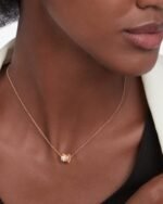 Bvlgari B.zero1 Necklace Rose Gold For Women 351116 - Image 5