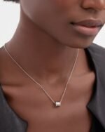 Bvlgari B.zero1 Necklace White Gold For Women 360310 - Image 5