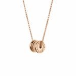 Bvlgari B.zero1 Necklace Rose Gold For Women 357255