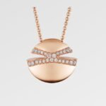Bvlgari Cabochon Necklace Rose Gold For Women 361447 - Image 4
