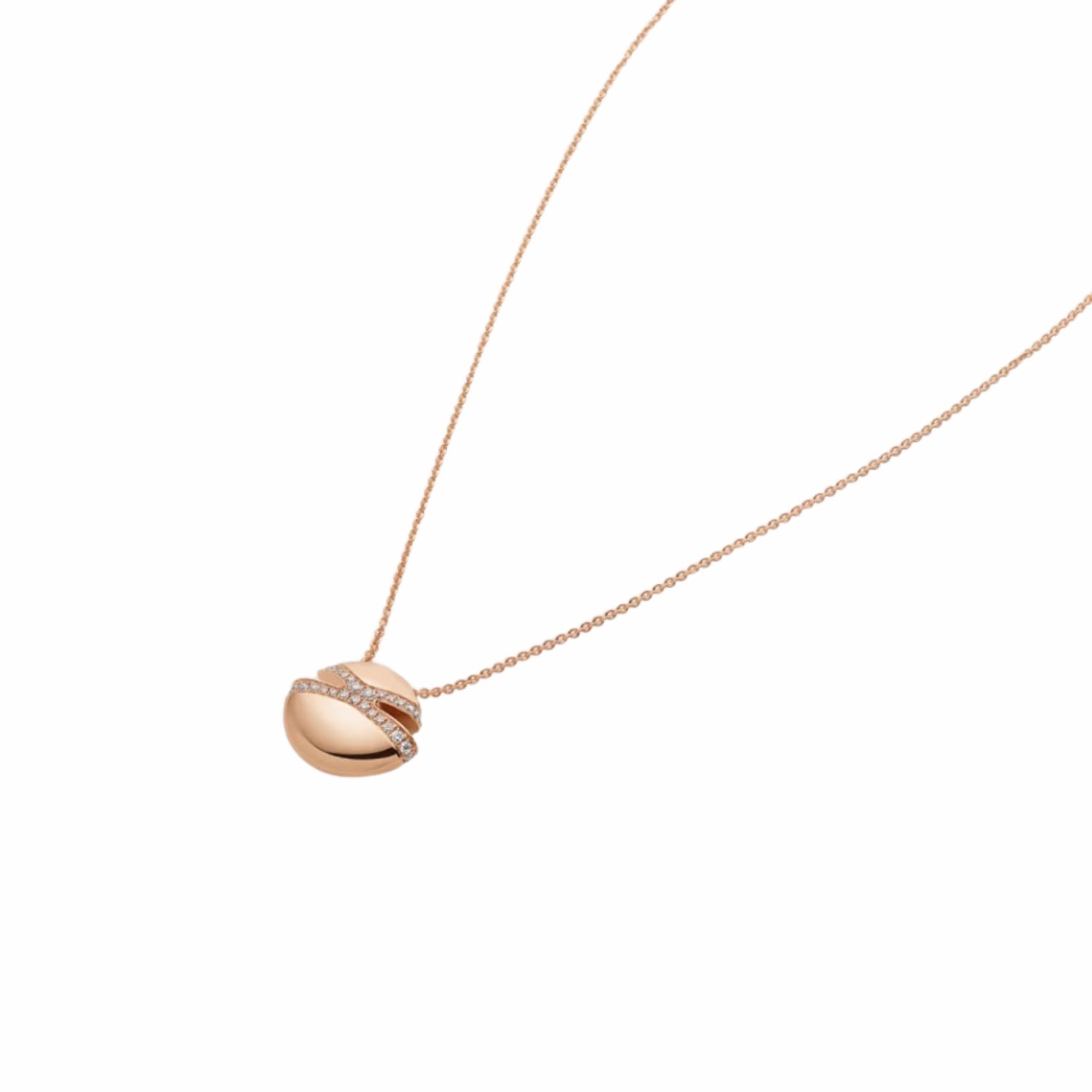 bvlgari-cabochon-necklace.jpg Bvlgari Cabochon Necklace Rose Gold For Women 361447 - Image 1